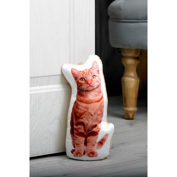 Накрайник за врата с червен котешки печат Възхитителни възглавници - Adorable Cushions