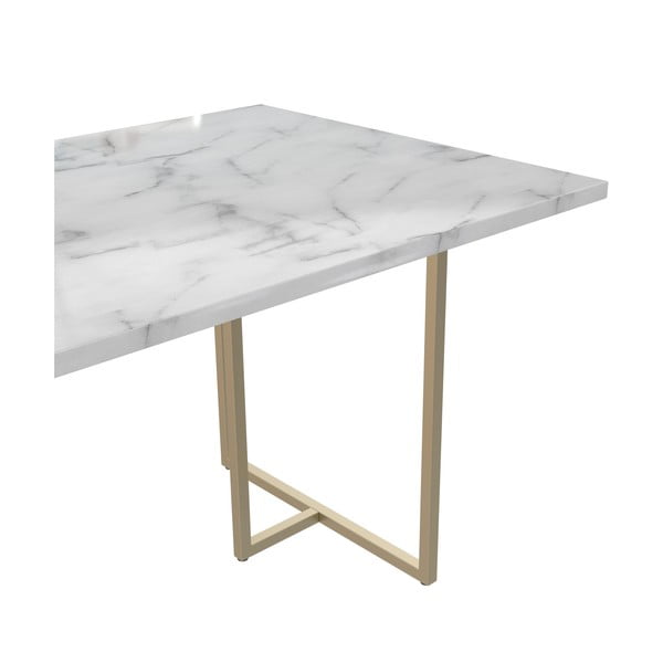 Трапезна маса от декор от мрамор 90x160 cm Astor – CosmoLiving by Cosmopolitan-image-4