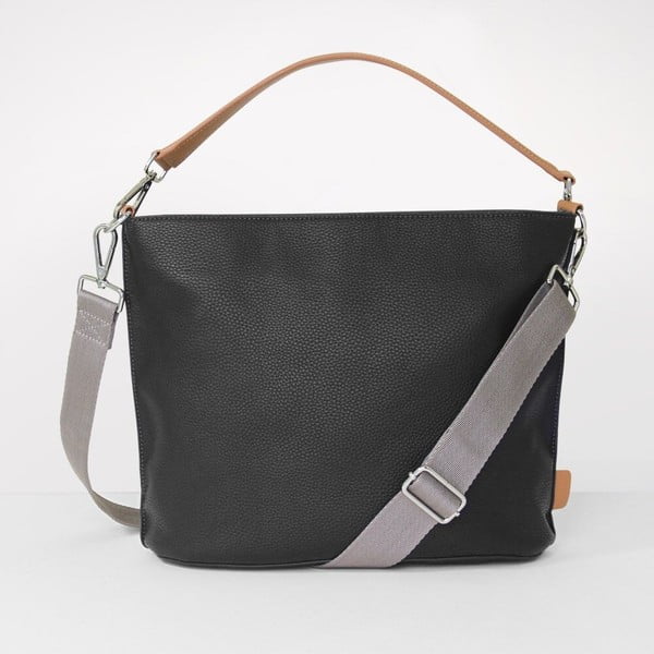 Черно синьо Finsbury Модна чанта с дръжка за рамо - Caroline Gardner