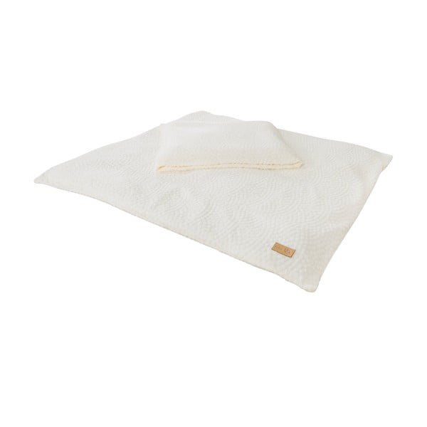 Кремаво детско спално бельо за детско креватче 80x80 cm Seashells – Roba-image-2