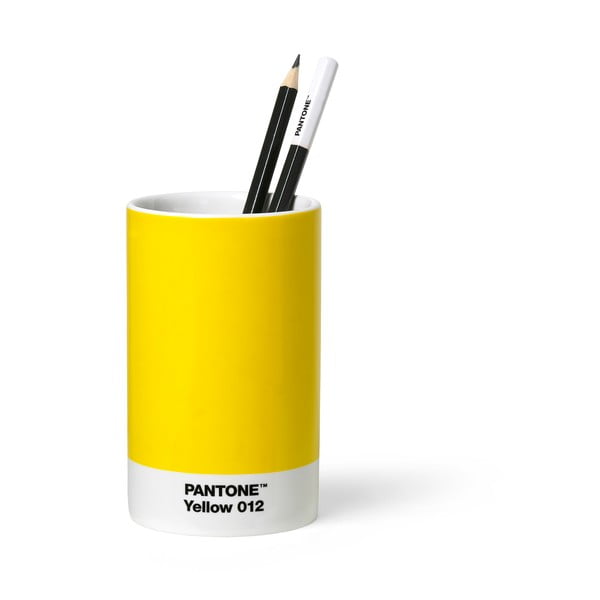 Жълт керамичен моливник Yellow 012 – Pantone