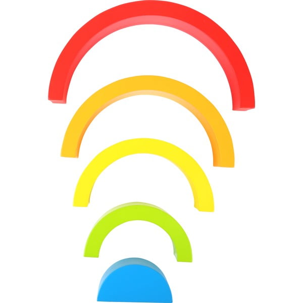 Детска дървена сгъваема игра Rainbow - Legler-image-2