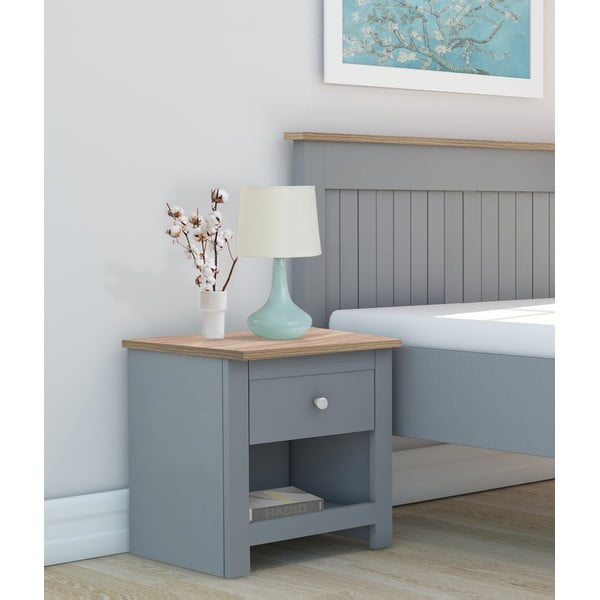 Сиво нощно шкафче Emerald – Støraa-image-1