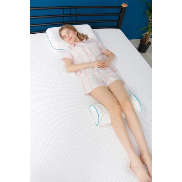 Ергономична възглавница с пълнеж от мемори пяна 18x42 cm – Mila Home-image-2