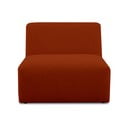Модулен диван от букле в тухлен цвят (среден модул) Roxy – Scandic