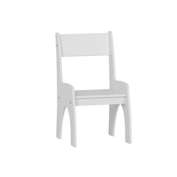 Бял детски стол Klips - Pinio