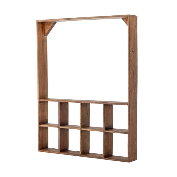 Стенен рафт на няколко нива от рециклирано дърво в естествен цвят 10 cm Marino – Bloomingville-image-2