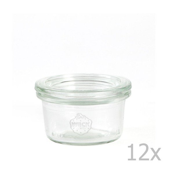 Комплект от 12 буркана Sturz, 50 ml - Weck
