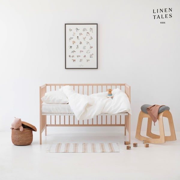 Ленено спално бельо за детско креватче 100x140 cm - Linen Tales-image-4