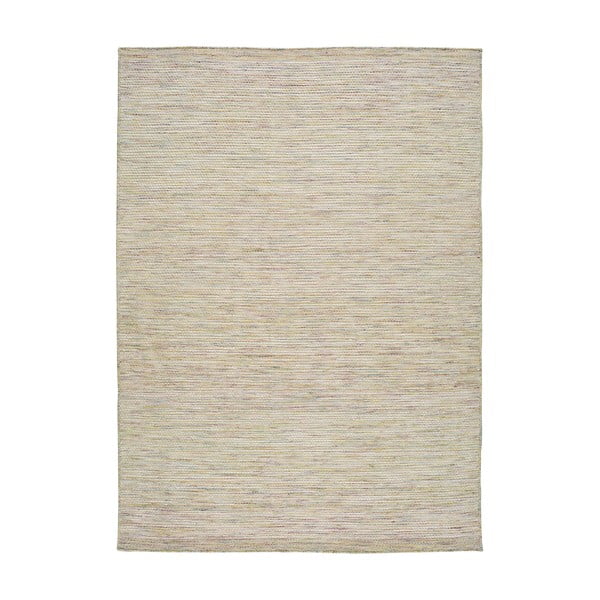 Бежов вълнен килим Kiran Liso, 80 x 150 cm - Universal