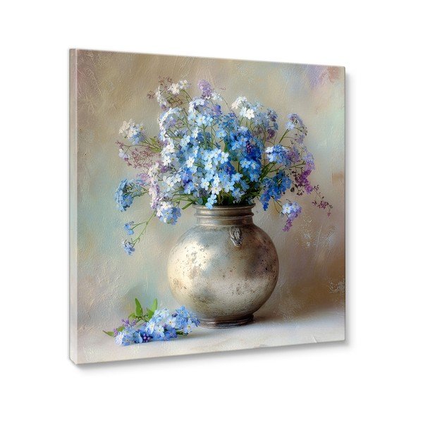 Печатна върху платно картина 32x32 cm Forget-me-not – Styler-image-4