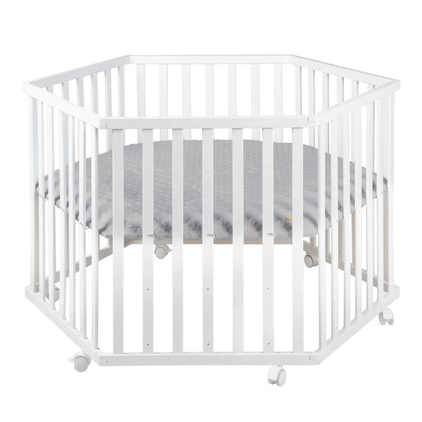 Бяла кошара за игра 112x97 cm Roba style - Roba-image-2