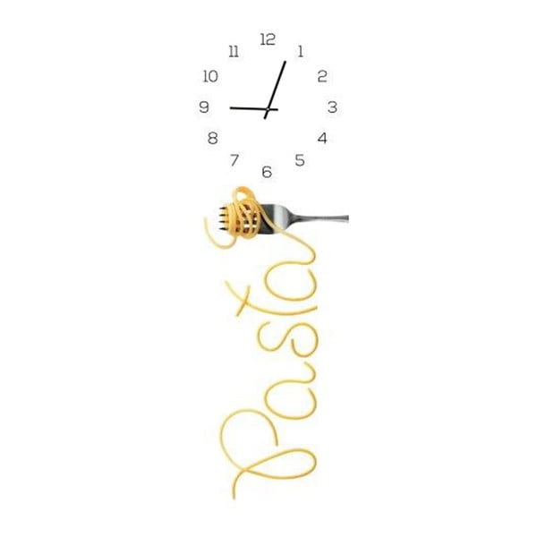 Skleněné hodiny DecoMalta Pasta, 20 x 60 cm
