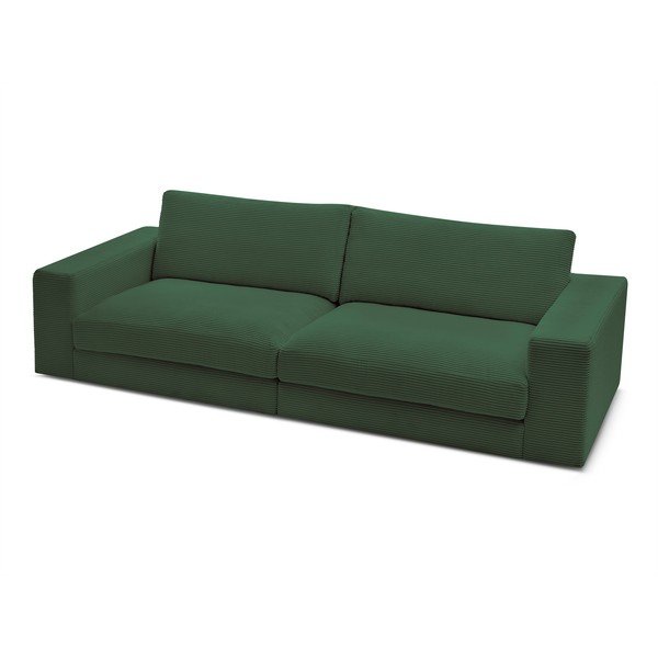 Тъмнозелен диван от рипсено кадифе 274 cm Leonard – Bobochic Paris-image-4