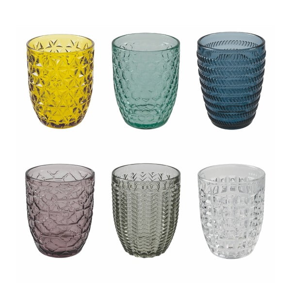 Комплект от 6 цветни чаши Villa d'Este , 240 ml Geometrie - Villa d'Este