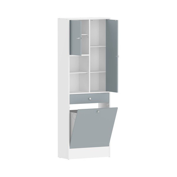 Сиво-бял шкаф за баня 63x181 cm Combi - TemaHome-image-3