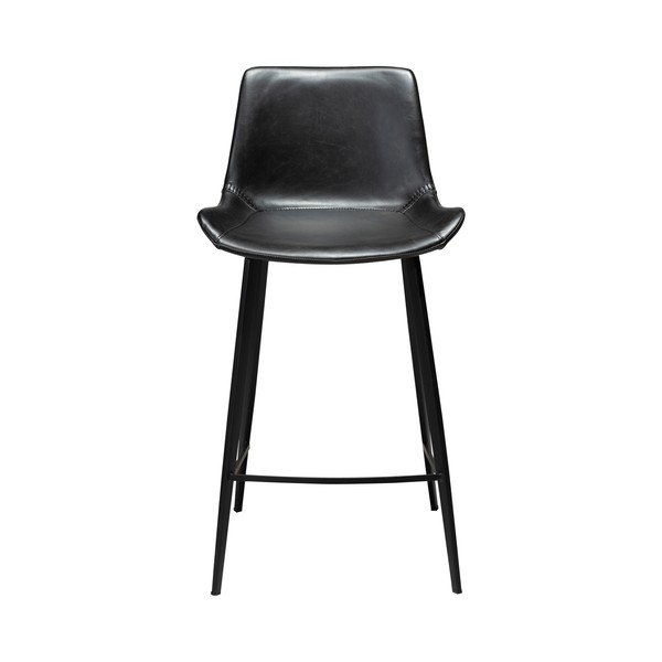 Черен бар стол от изкуствена кожа DAN-FORM Дания , височина 91 cm Hype - DAN-FORM Denmark-image-2