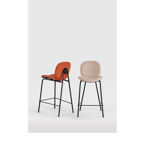 Бар столове в комплект от 2 броя в тухлен цвят (височина на седалката 65 cm) Cori - Marckeric-image-1