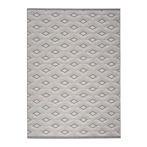 Сив външен килим Kasso, 155 x 230 cm Weave - Universal