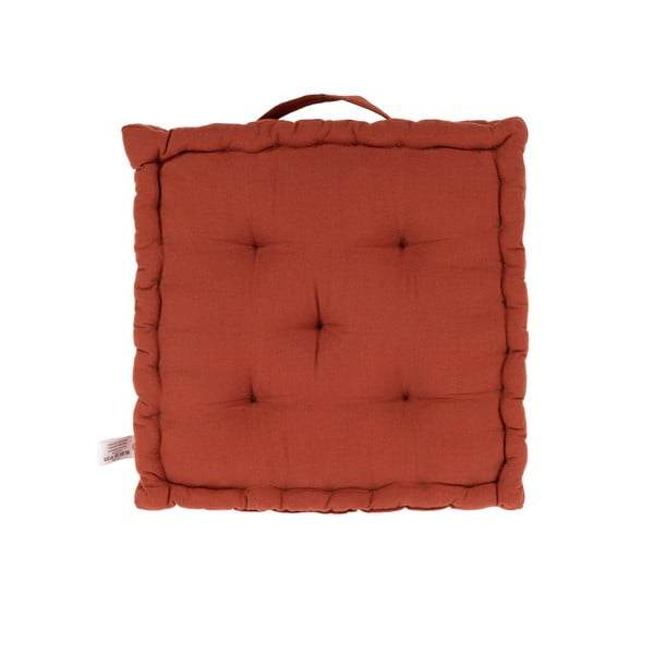 Оранжево-кафява подложка за стол с дръжка , 40 x 40 cm - Tiseco Home Studio