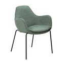 Светлозелен стол от плат букле Zimmer – DAN-FORM Denmark