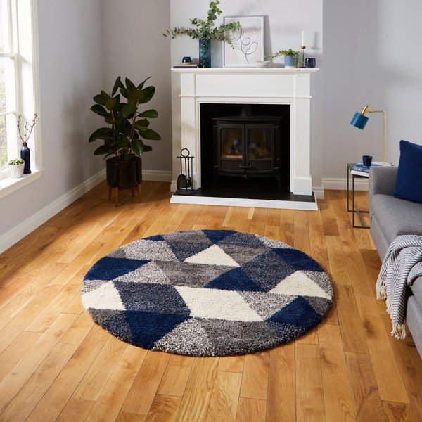 Килим Лагуна Триъгълник, ø 160 cm Royal Nomadic - Think Rugs-image-1