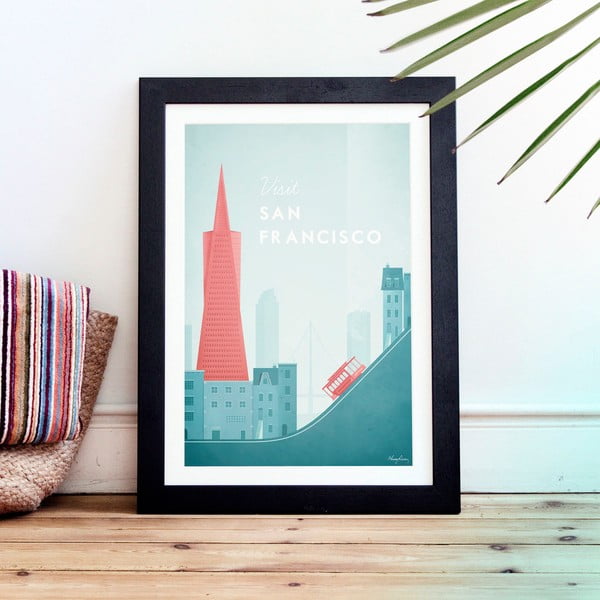 Плакат , 50 x 70 cm San Francisco - Travelposter-image-1