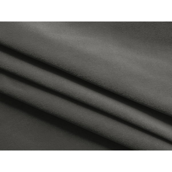 Тъмносива кадифена табуретка Kapua – Makamii-image-3