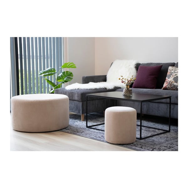 Черна масичка за кафе , 90 x 60 cm Vita - House Nordic-image-3