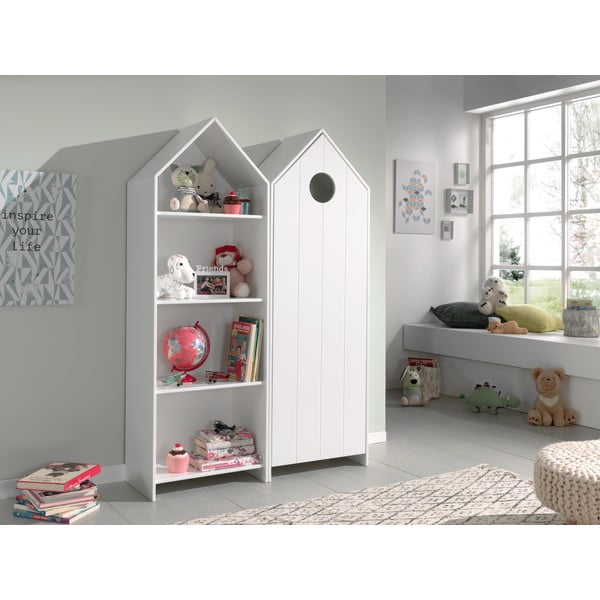 Бял отворен детски гардероб 115x171,5 cm CASAMI – Vipack-image-1