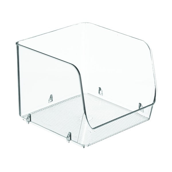 Прозрачна кутия за съхранение , 15,8 x 15,2 cm - iDesign