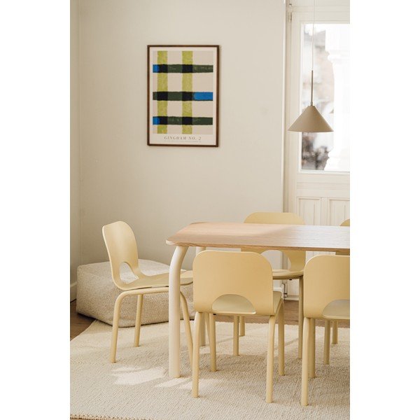 Трапезна маса с дъбов плот 80x140 cm Meko – noo.ma-image-3