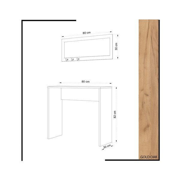 Козметична масичка Cosenza - Mod Design-image-2