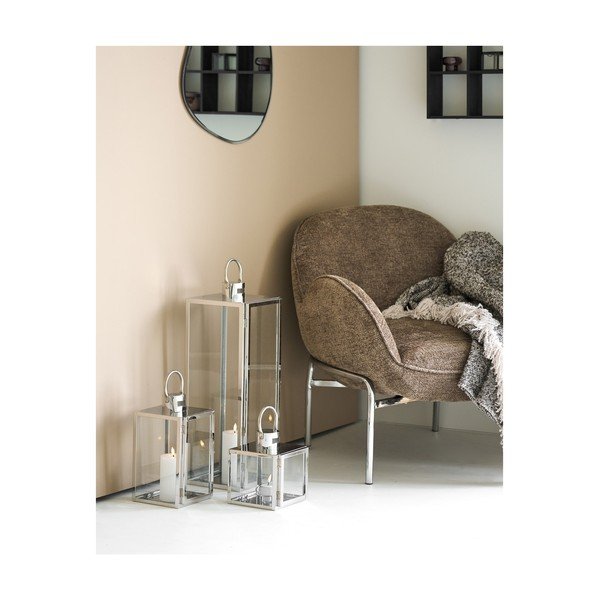 Стъклен фенер 3 бр. (височина 60 cm) Pota – House Nordic-image-1