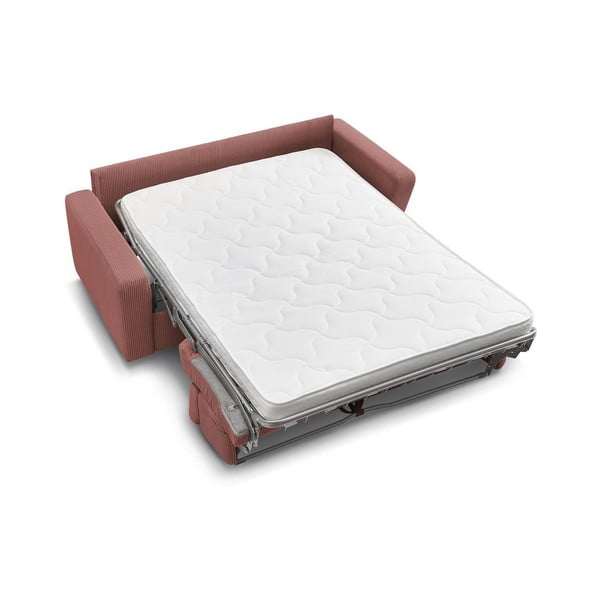 Розов разтегателен диван от рипсено кадифе 195 cm Monaco – Bobochic Paris-image-4