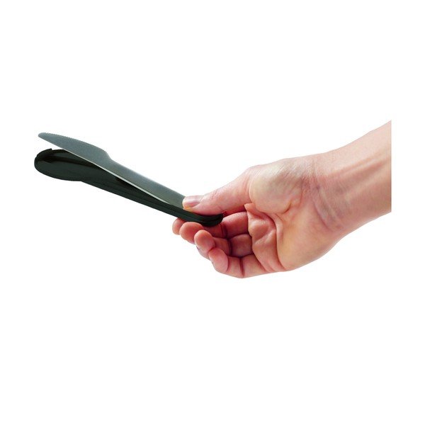 Черен/сребрист комплект прибори за пътуване от неръждаема стомана 3 бр. To Go – Lékué-image-3