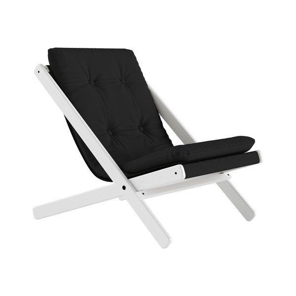 Skládací křeslo Karup Design Boogie White/Dark Grey