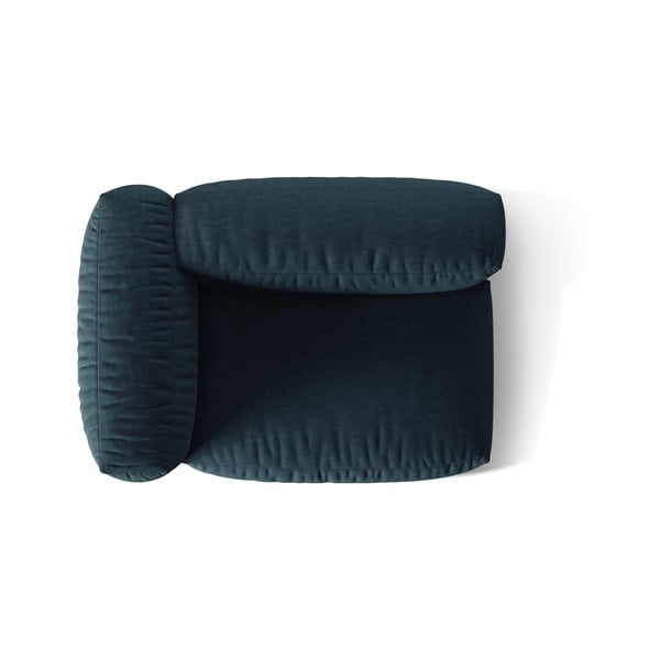 Тъмносин модул за диван (ляв ъгъл) Martina – Micadoni Home-image-3