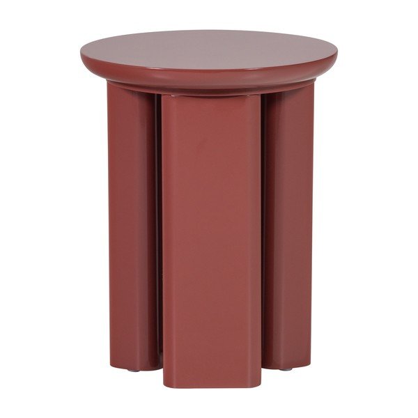 Гланцова кръгла странична масичка ø 40 cm Orivo – WOOOD-image-2