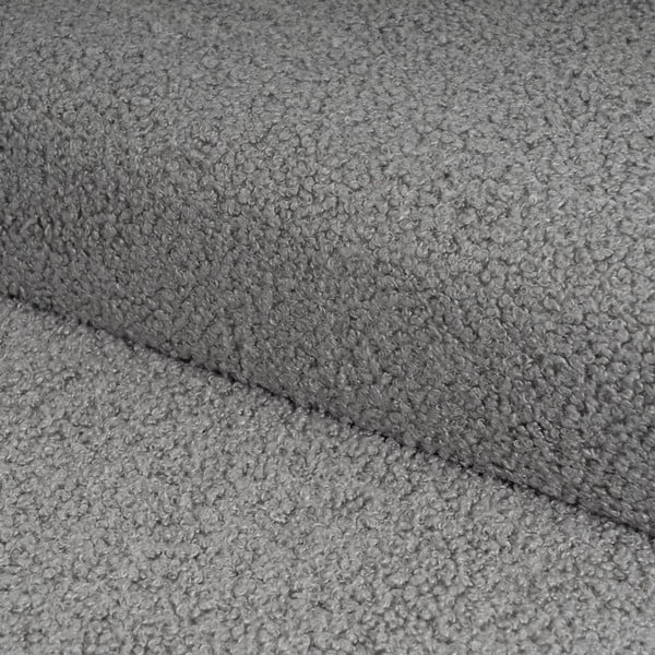 Сива табуретка от прежда с примки от букле Folding – Casa Selección-image-1