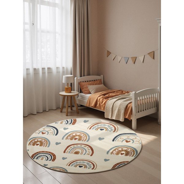 Кремав детски килим ø160 cm Bowie – Hanse Home-image-2