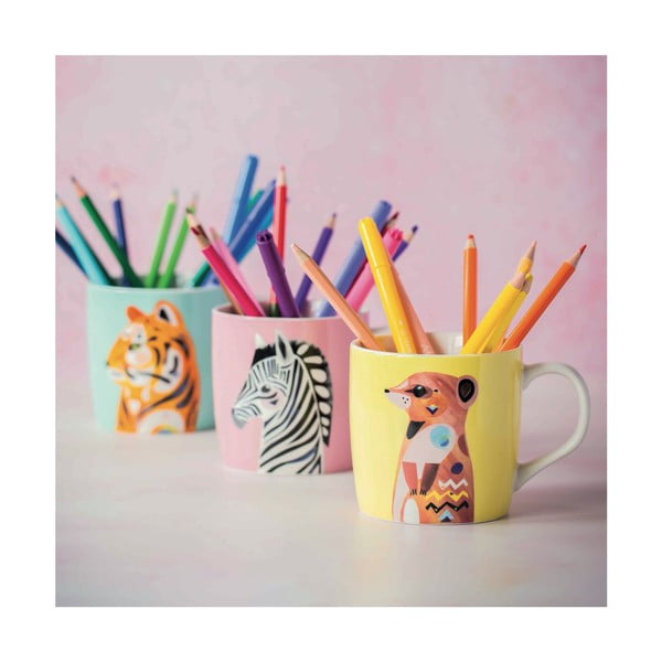 Синя порцеланова чаша Pete Cromer Tiger, 375 ml - Maxwell & Williams-image-3