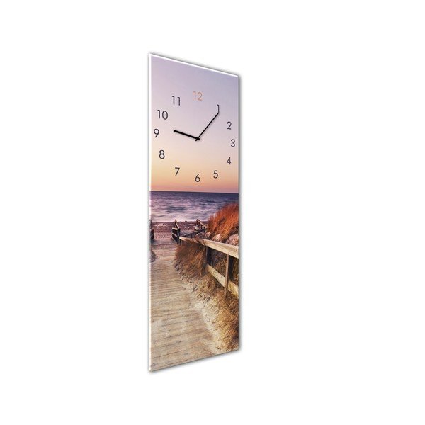 Стенни часовници Glassclock Sunset, 20 x 60 cm - Styler-image-1