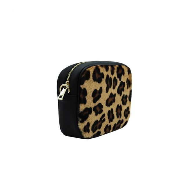 Малка кожена чанта за рамо от леопард - Andrea Cardone