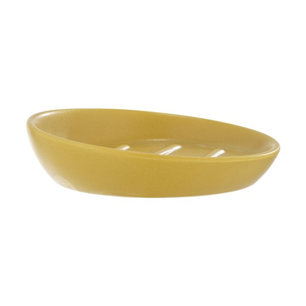 Жълта керамична поставка за сапун Badi - Wenko