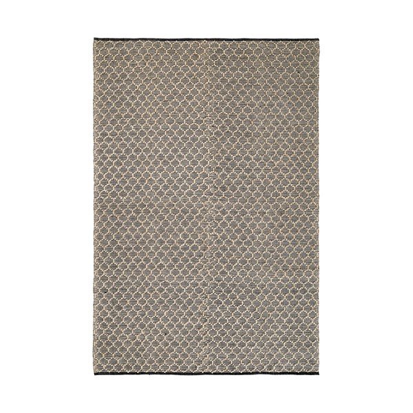 Черен/в естествен цвят килим за открито и закрито 200x300 cm Dhawan – Bizzotto