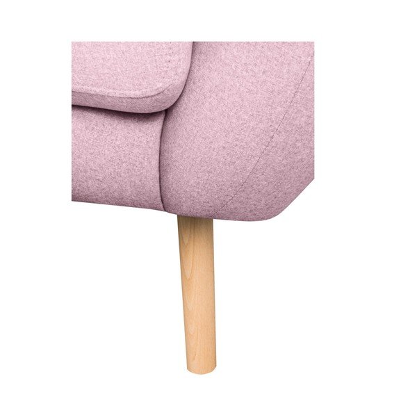Růžová trojmístná pohovka Kooko Home Pop-image-3
