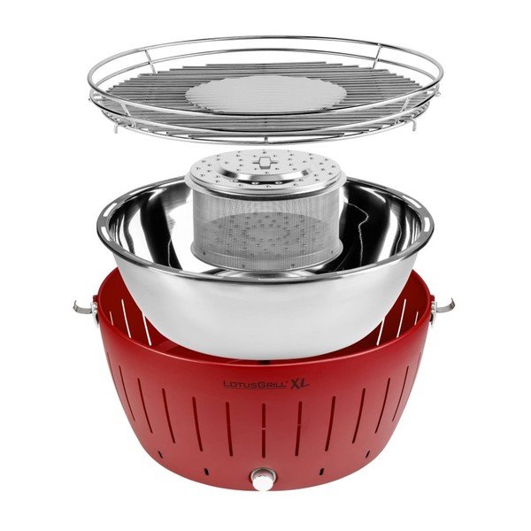 Червена бездимна скара XL - LotusGrill-image-3