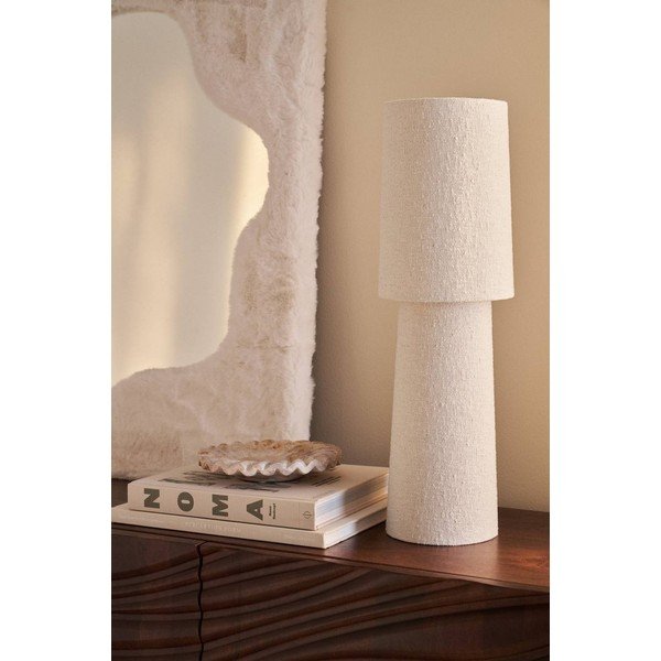 Бяла настолна лампа от букле (височина 58 cm) Philo – Ellos Home-image-2