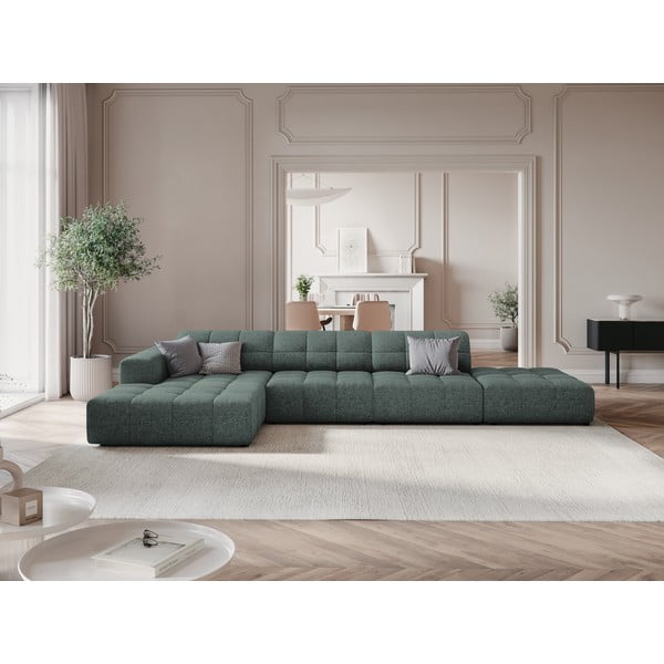 Тюркоазен ъглов диван (ляв ъгъл) Chicago - Cosmopolitan Design-image-1